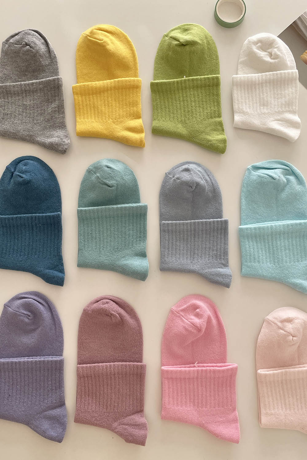 Lamelif Yarım Kolej Çorap 12li Paket