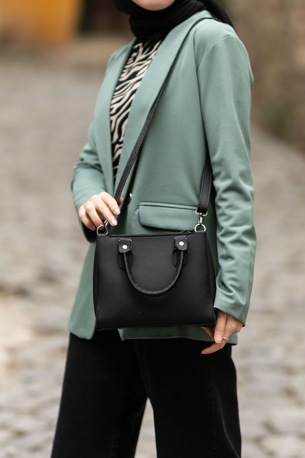 Lamelif  Luna Çanta Mat Siyah