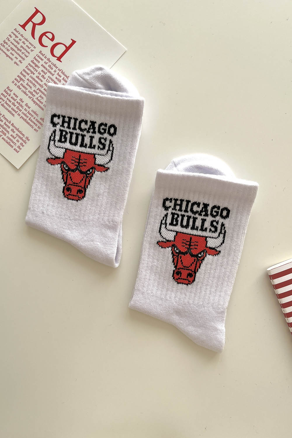 Lamelif Chıcago Bulls Kolej Çorap