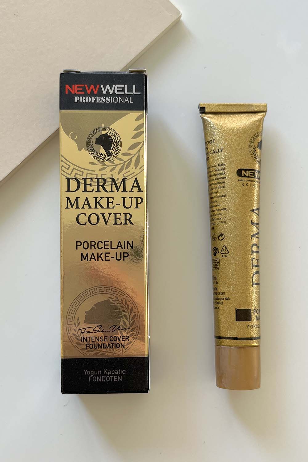 Lamelif NewWell Derma Porcelain Yoğun Kapatıcı Fondöten 01