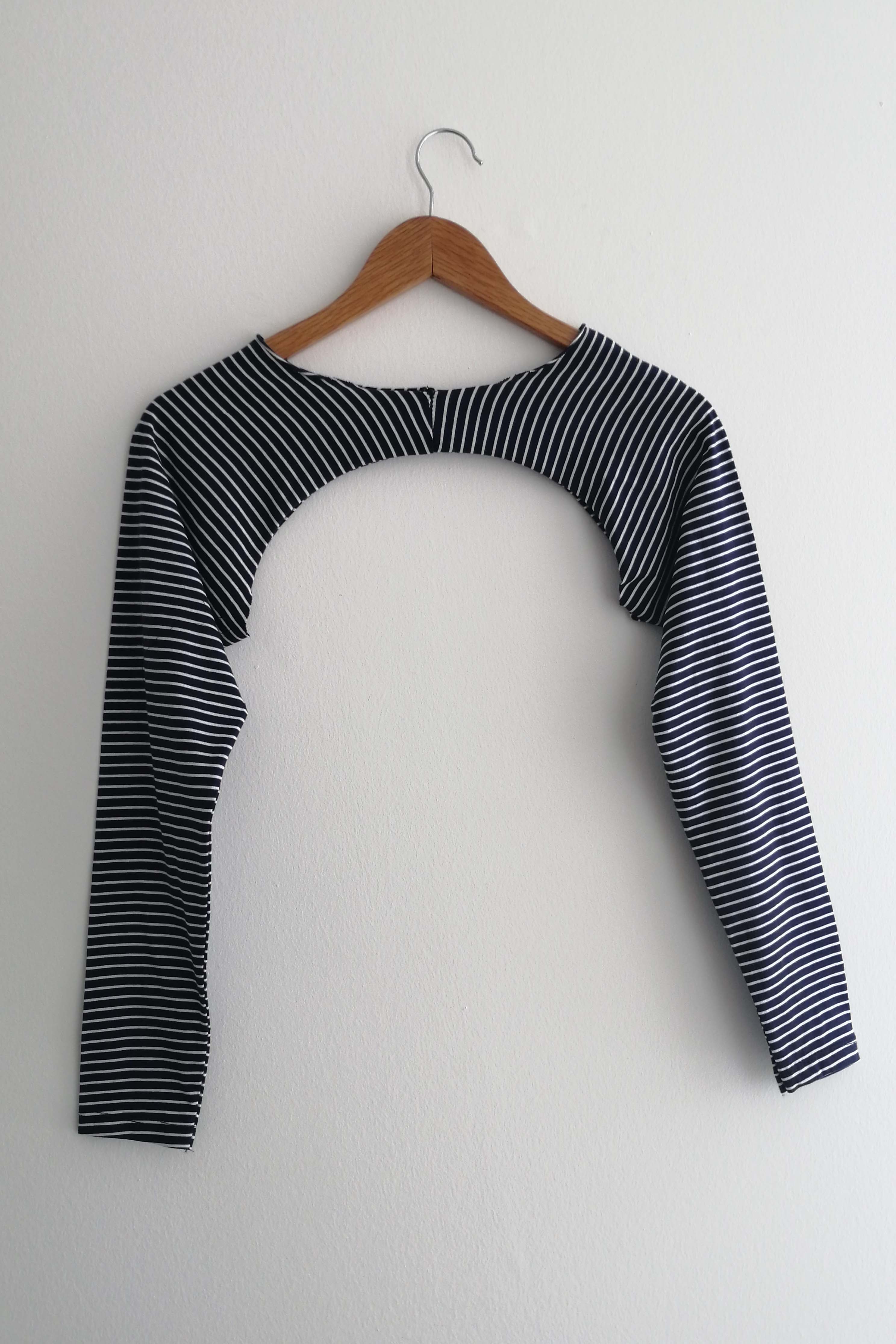 Lamelif  Çizgili Uzun Kol İçlik Lacivert