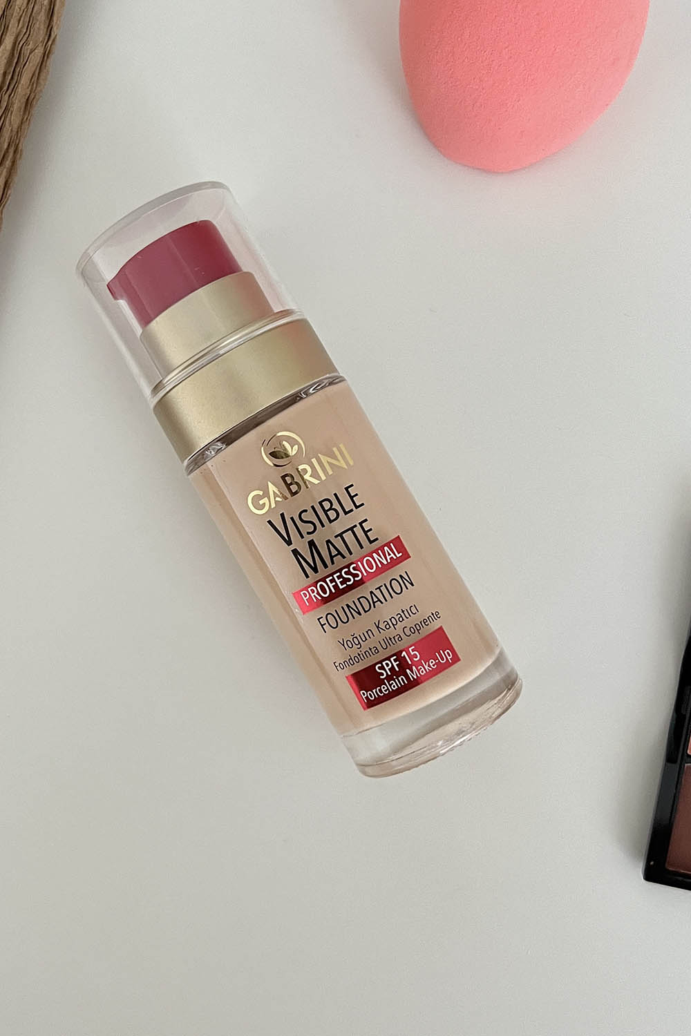 Lamelif Gabrini Visible Mat Yoğun Kapatıcı Fondöten 01