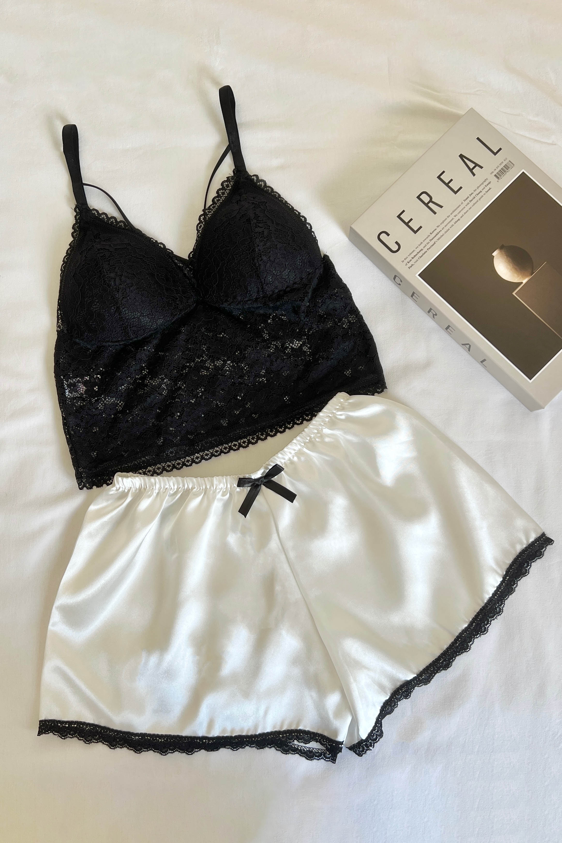 Lamelif Dantelli Bralet Takım Desteksiz