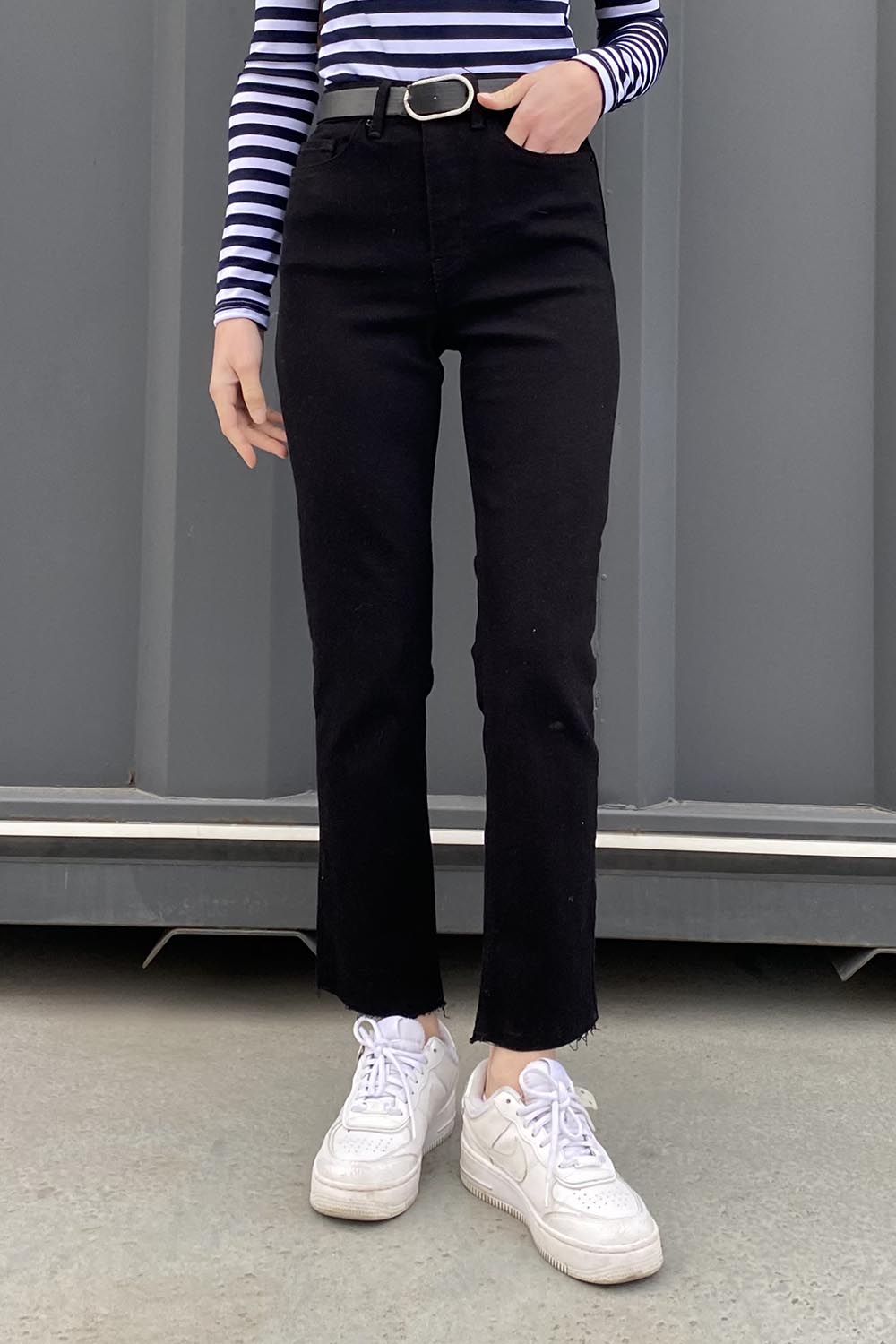 Lamelif Fit Jean Siyah