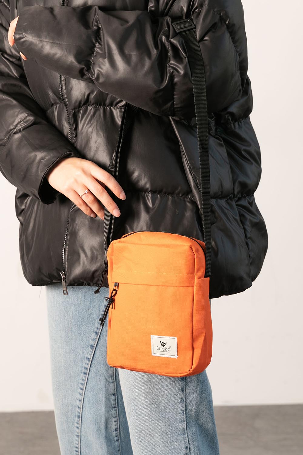 Orange Without Accessories Rope Hand Bag Bag