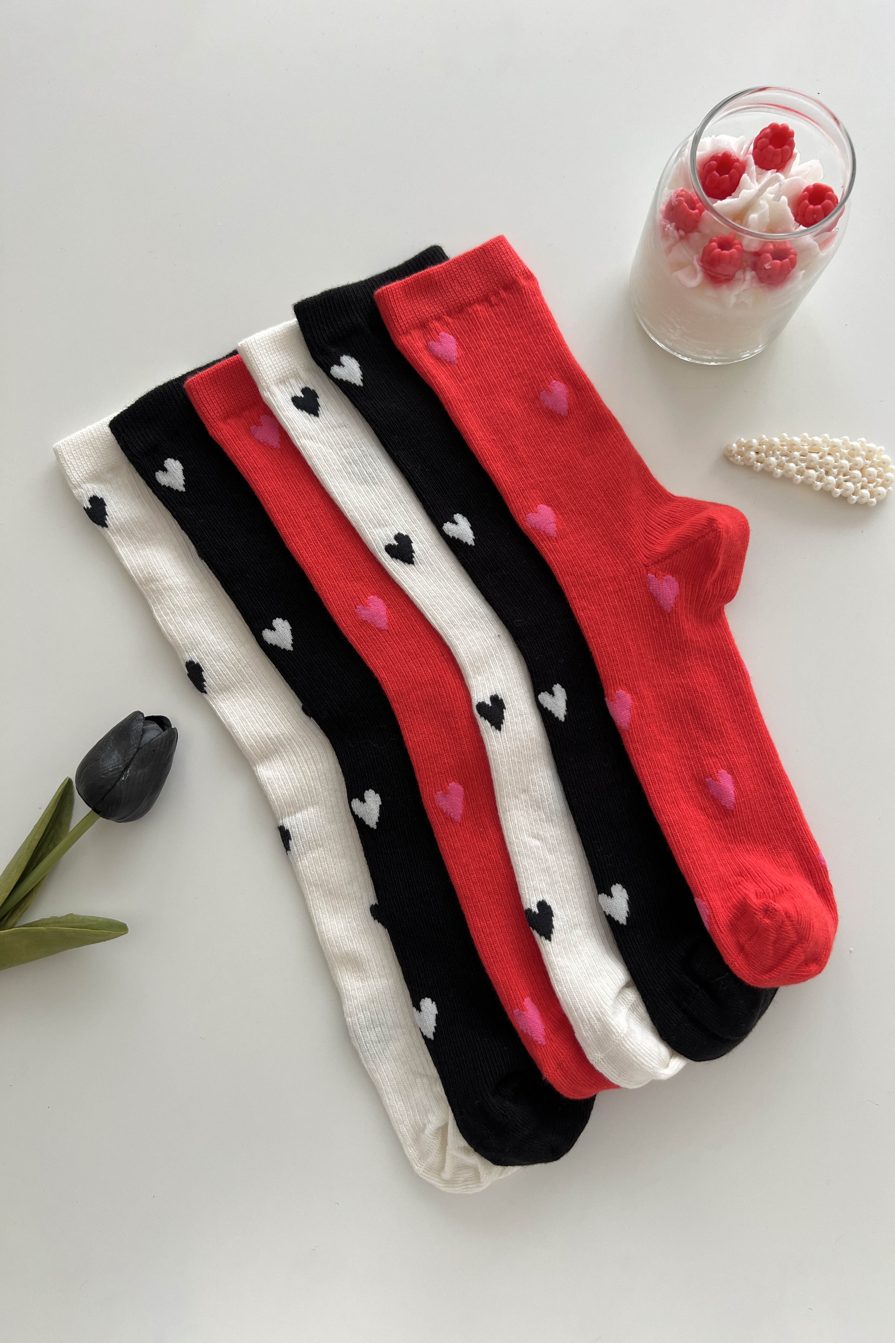 Lamelif 3lü Kalpli İhracaat Kolej Çorap