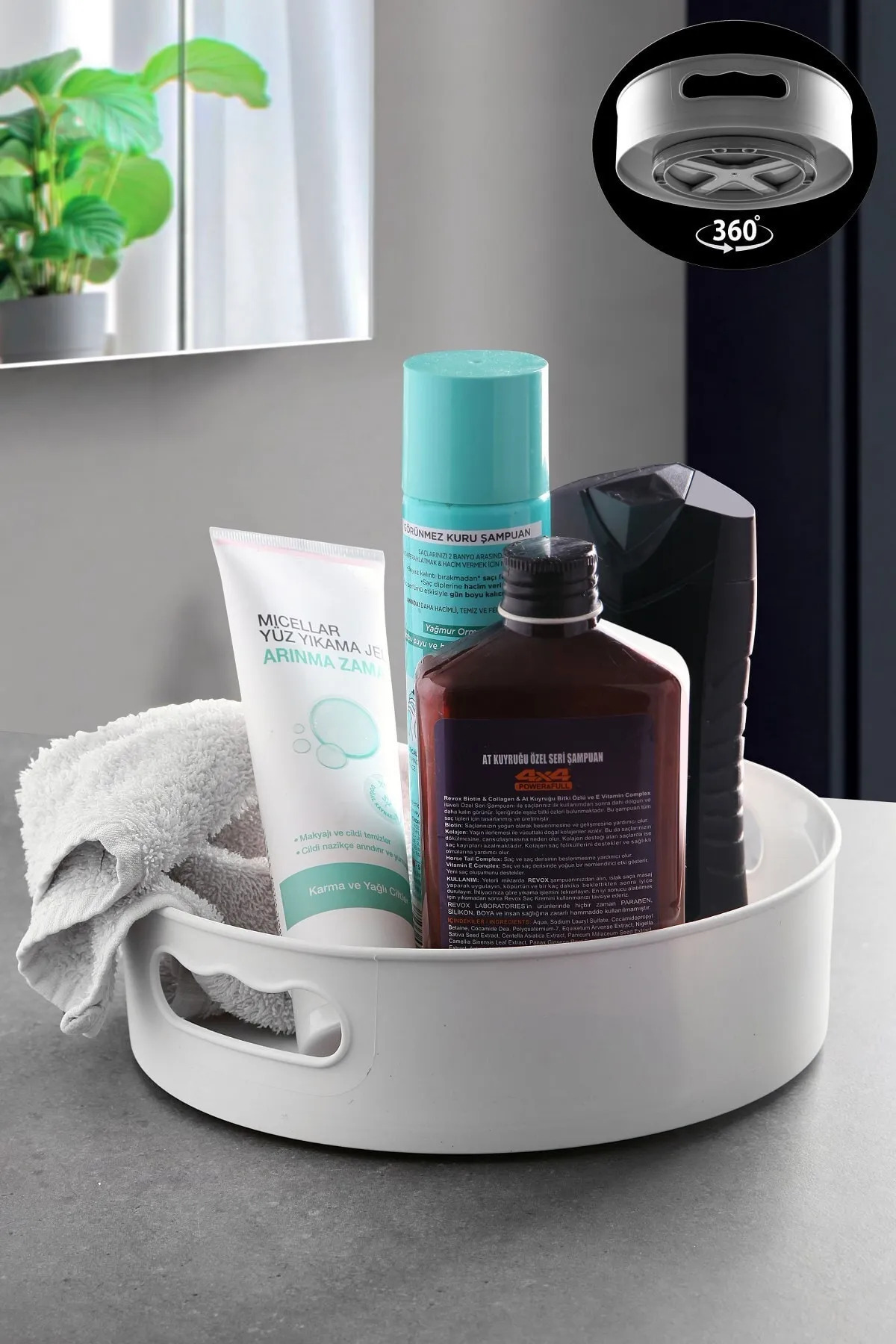 Kitchen Life 360 Derece Dönebilen Tepsi