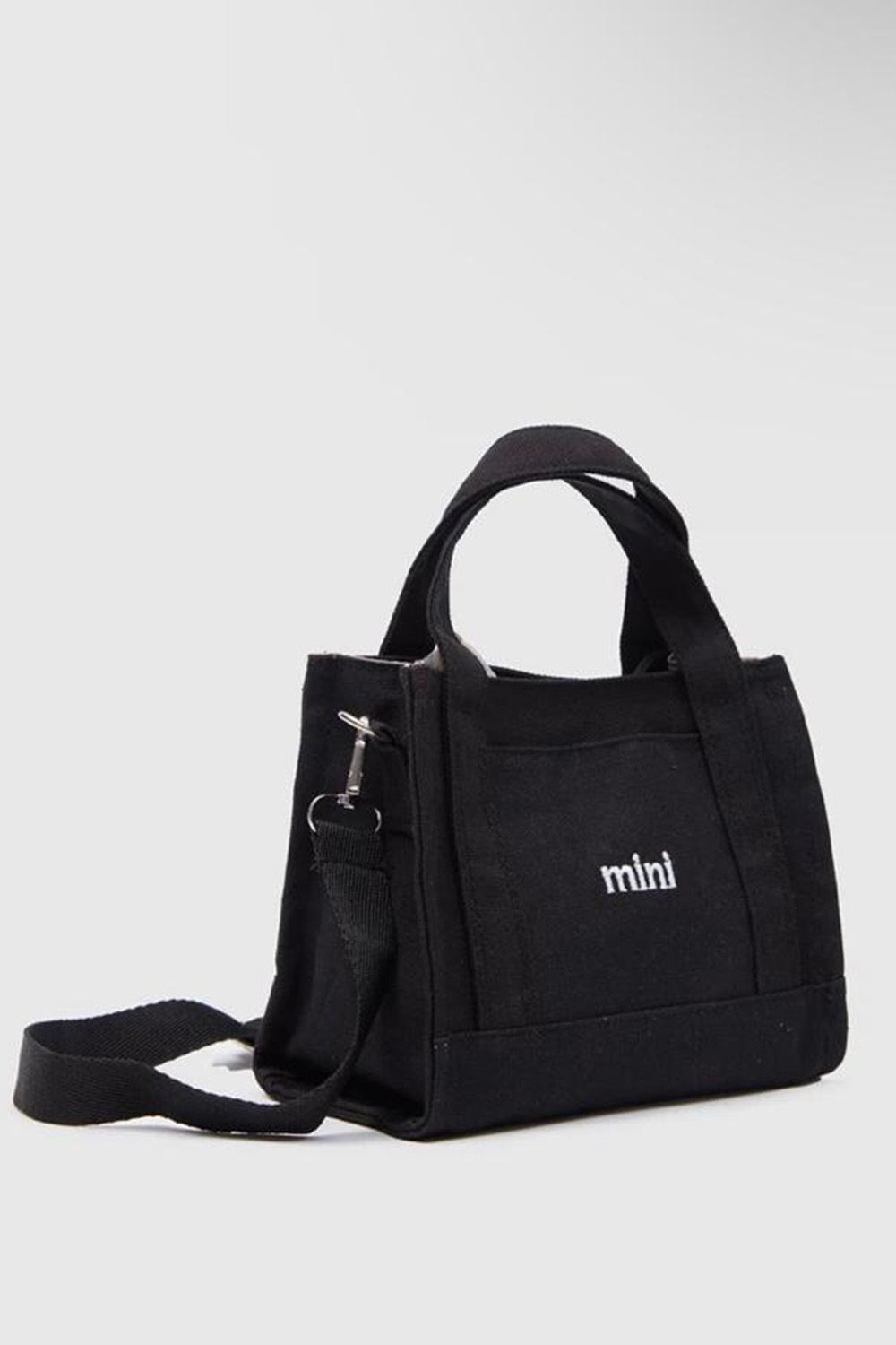 Lamelif Kanvas Mini Kadın Çanta Siyah