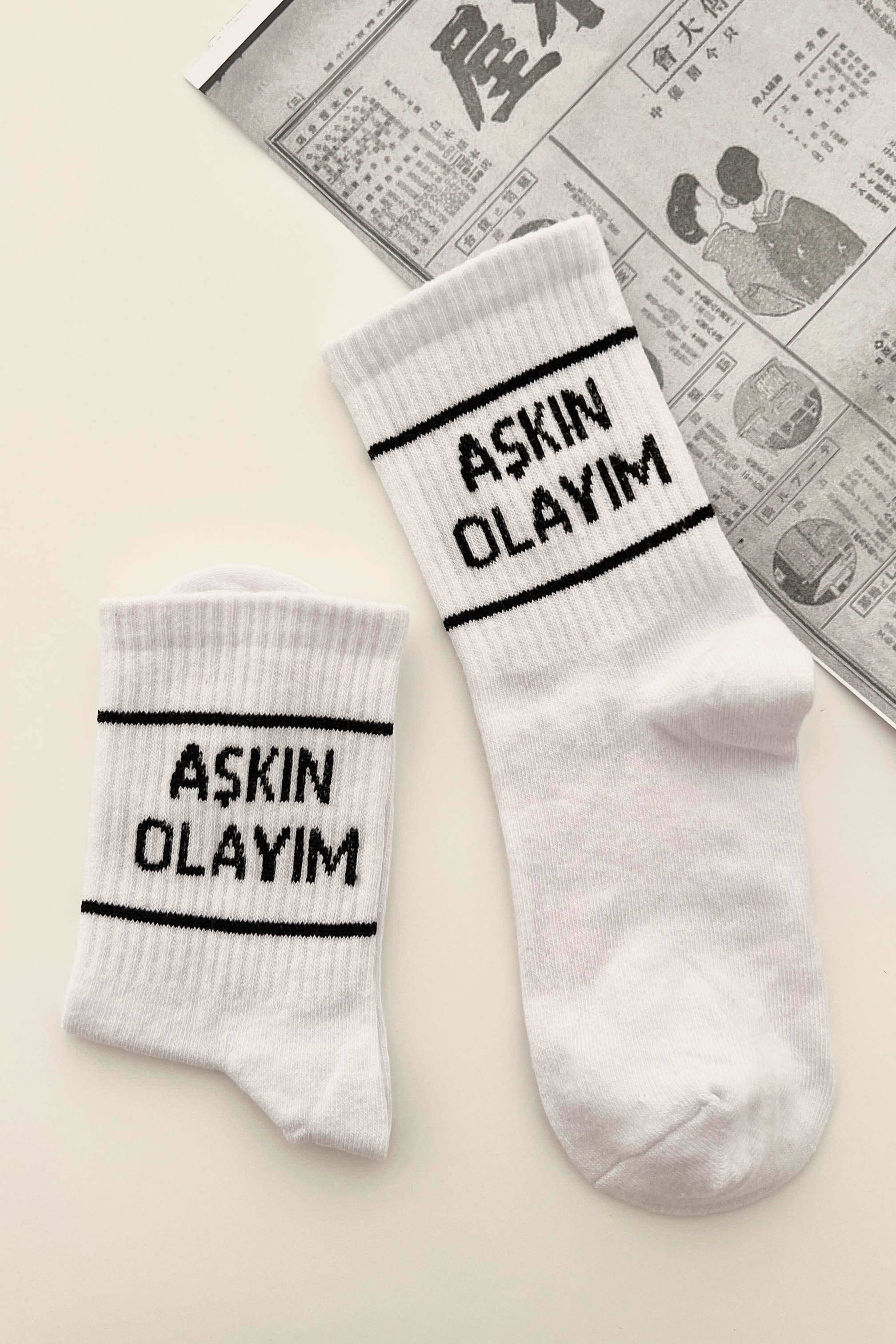 Lamelif Aşkın Olayım Kolej Spor Çorap