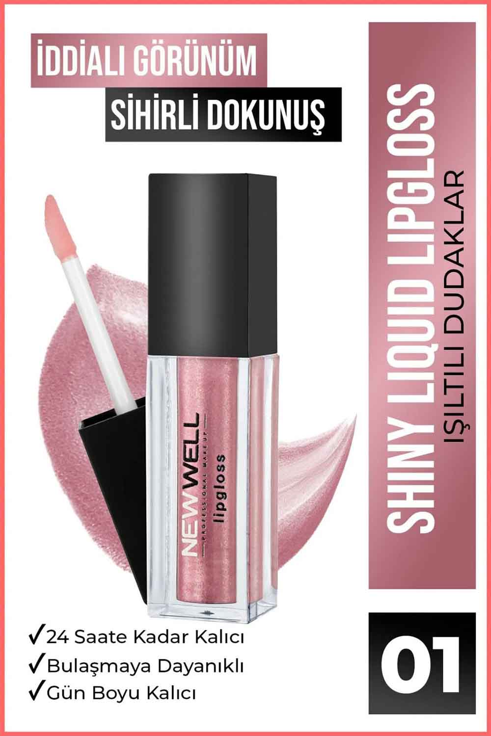 Lamelif NewWell Likit Mat Lipgloss 01