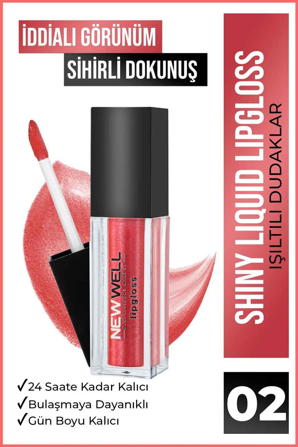 Lamelif NewWell Likit Mat Lipgloss 02