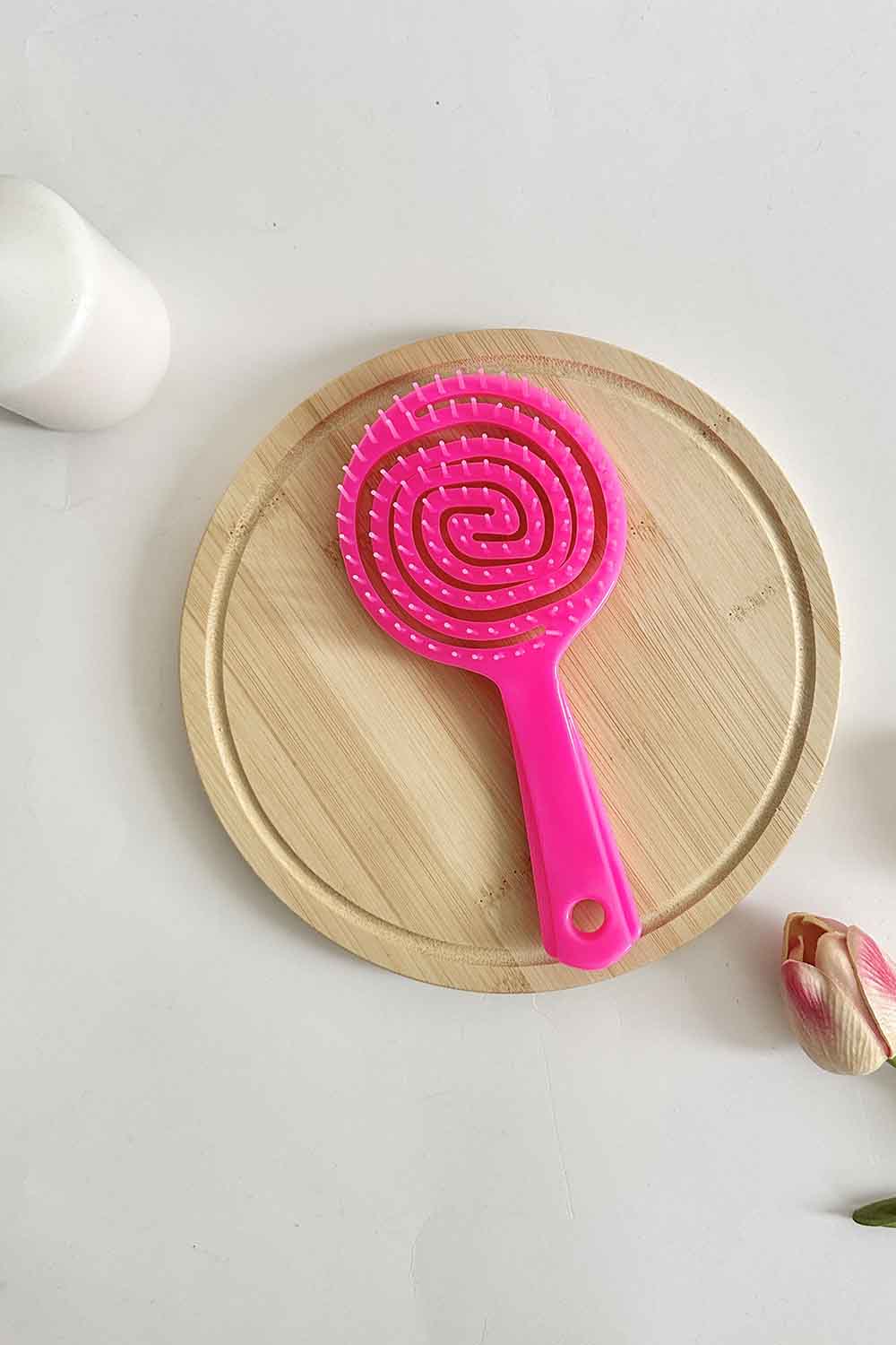 Pink Brush And Comb