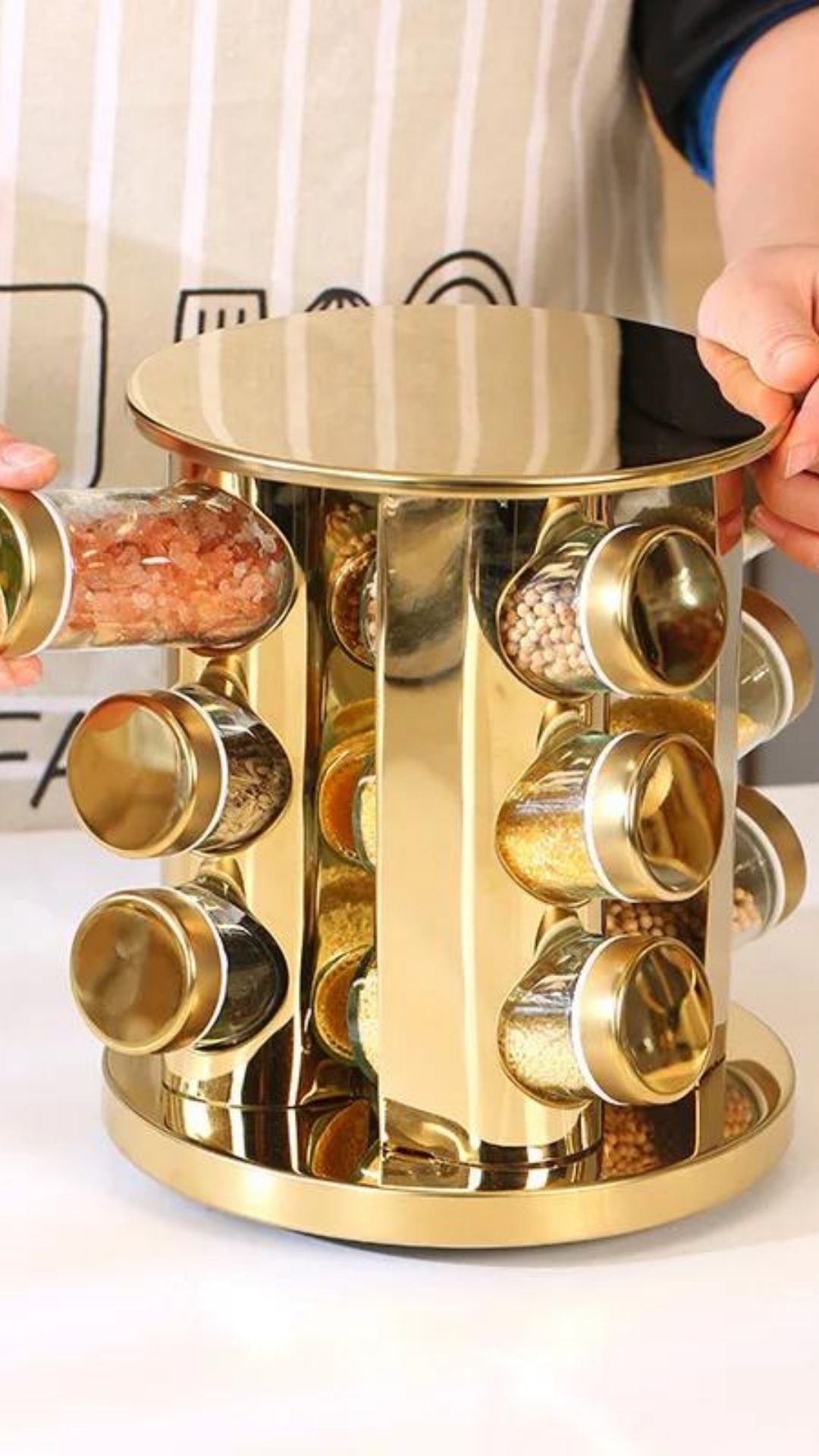 Lamelif Gold Dönen Baharat Standı Gold