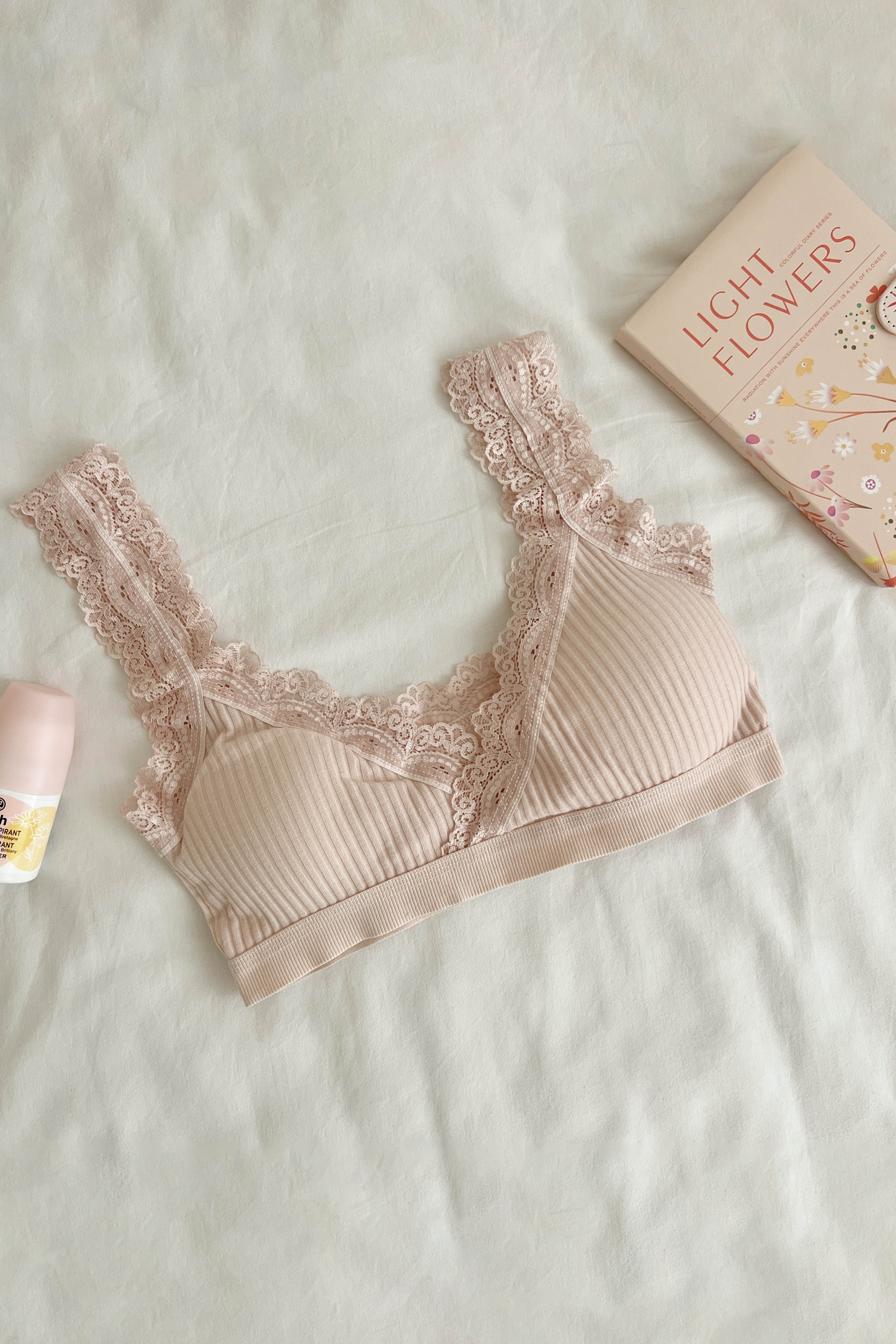 Lamelif Dantel Askılı Pedli Sporcu Sütyen