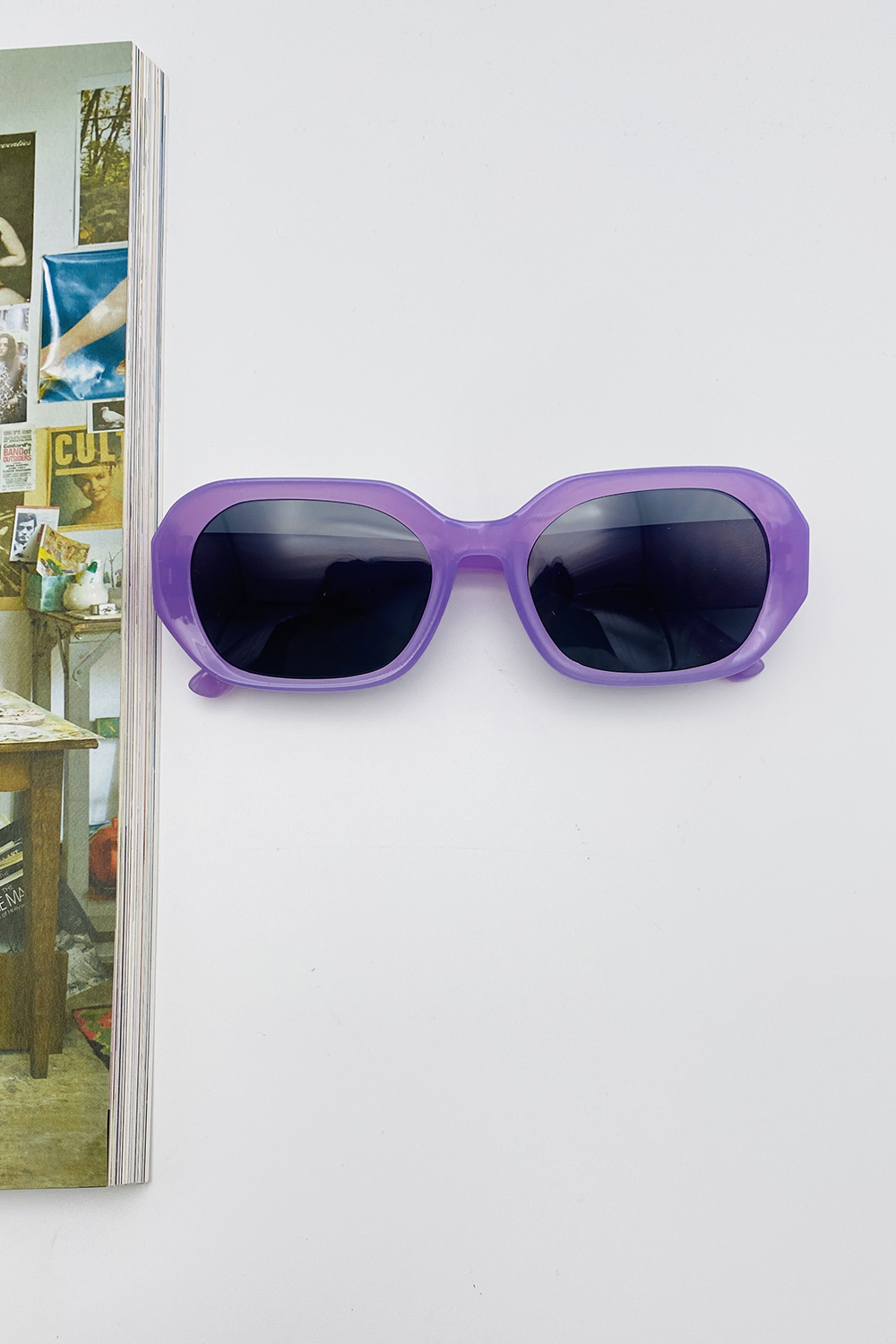 Lamelif Milano Nude Mor Güneş Gözlüğü