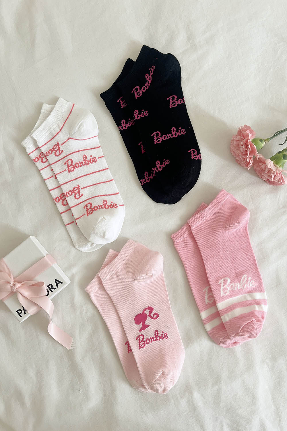 Lamelif 4lü Barbie Patik Çorap