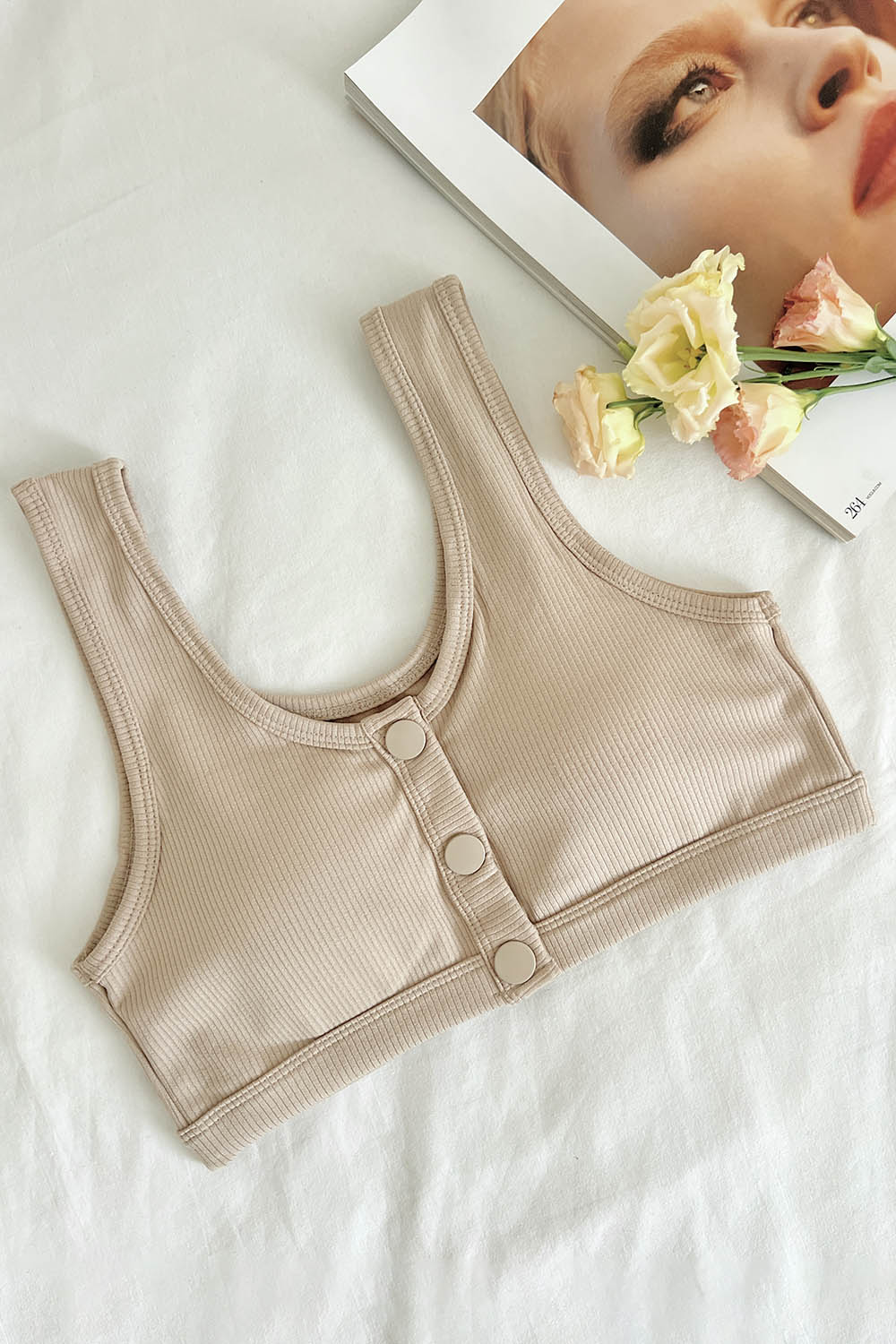 Lamelif Dantel Askılı Pedli Sporcu Sütyen