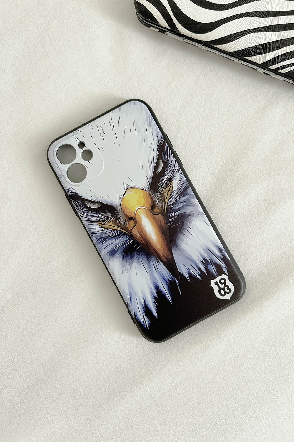Lamelif  ıPhone11 Kartal Baskılı Telefon Kılıfı
