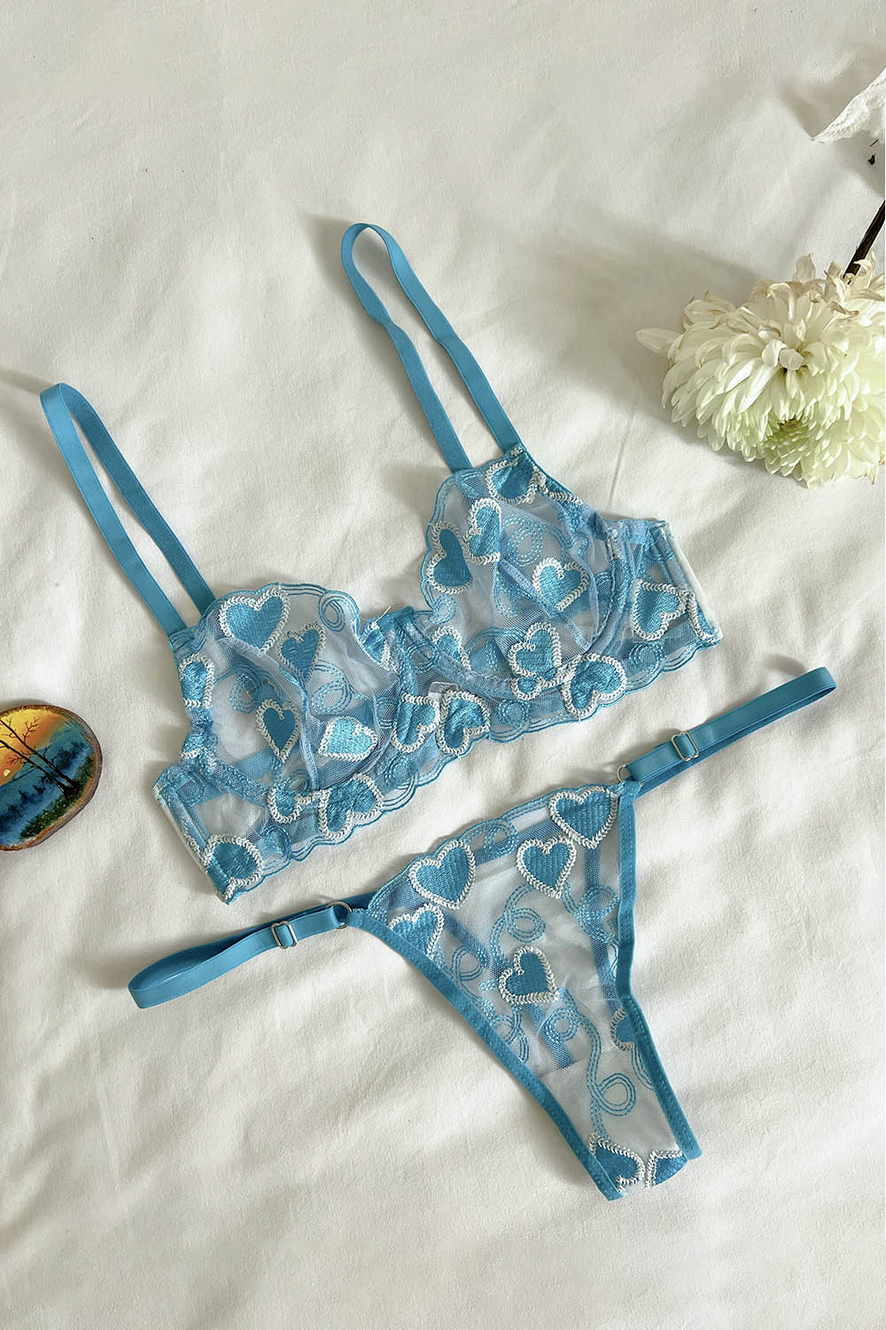 Lamelif Kalpli Bralet Takım Desteksiz