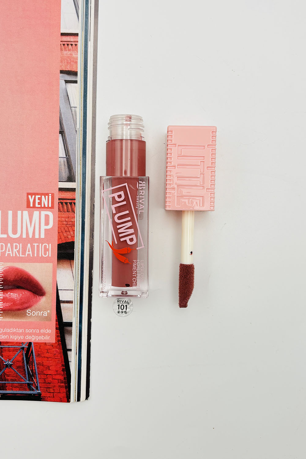 Lamelif Rival Little Plump Dolgunlaştırıcı Ruj 101