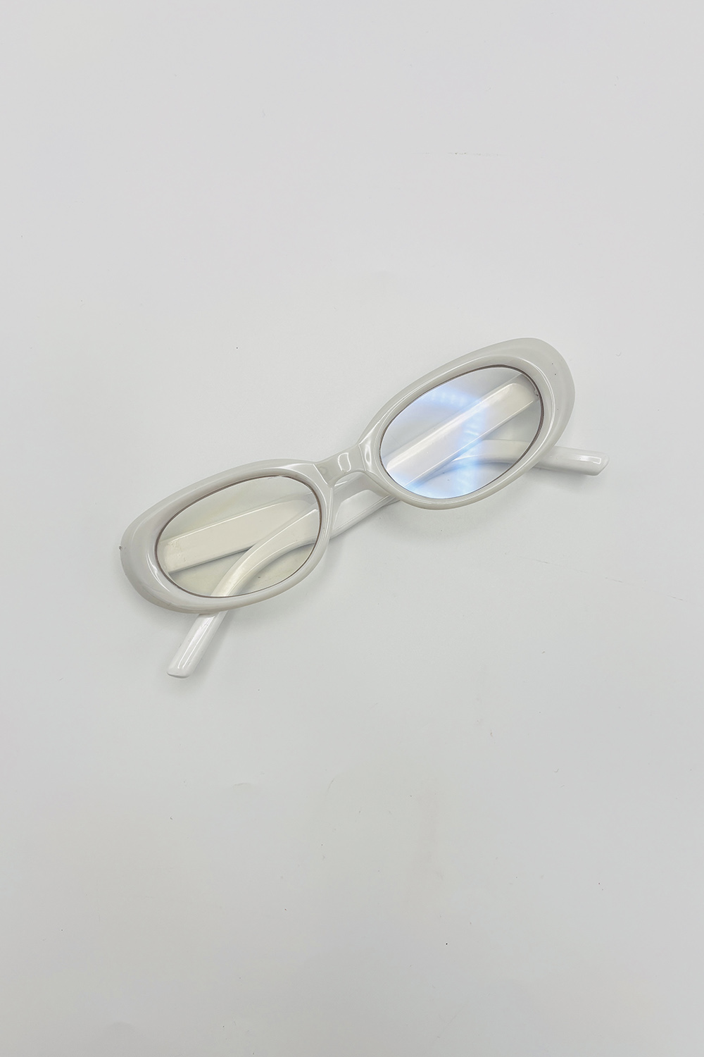 Lamelif July Beyaz Çerçeve Şeffaf İmaj Gözlük