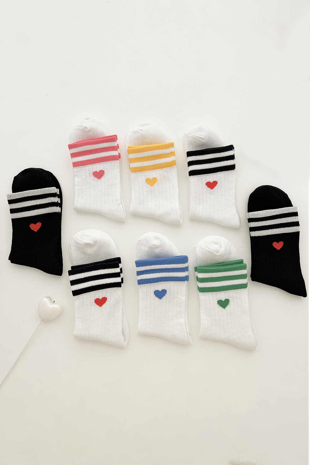 Lamelif 8li Fitilli Kalpli Kolej Çorap