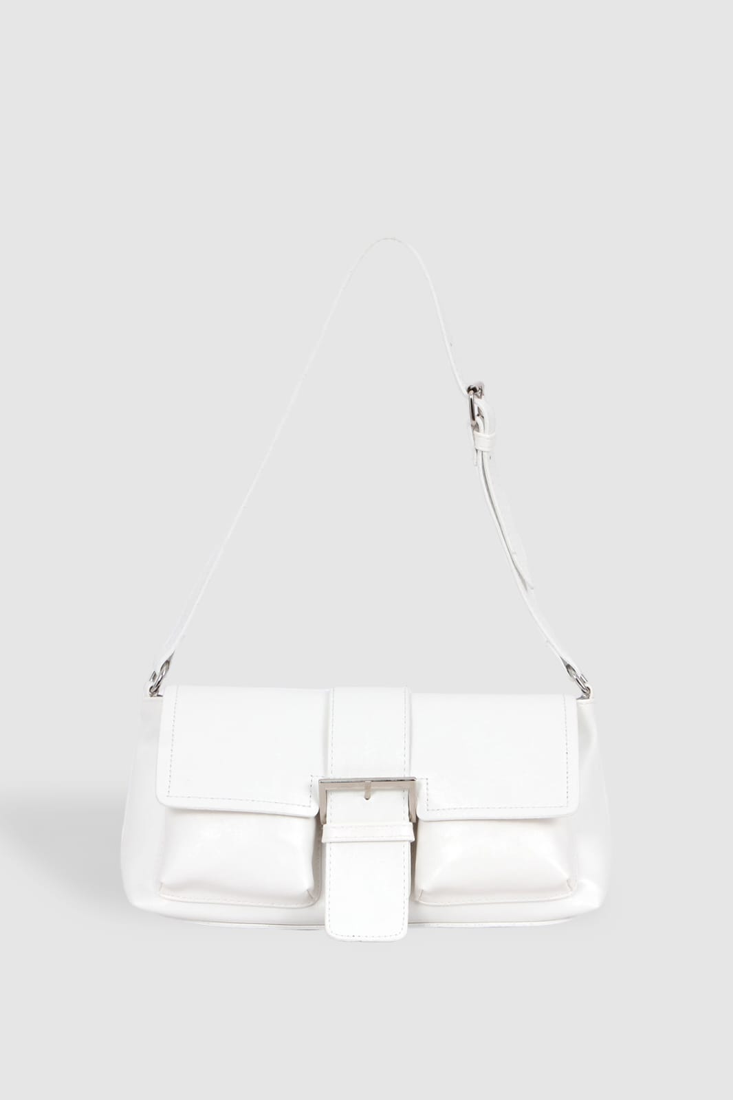 Lamelif Holly Kadın El ve Omuz Çantası Beyaz