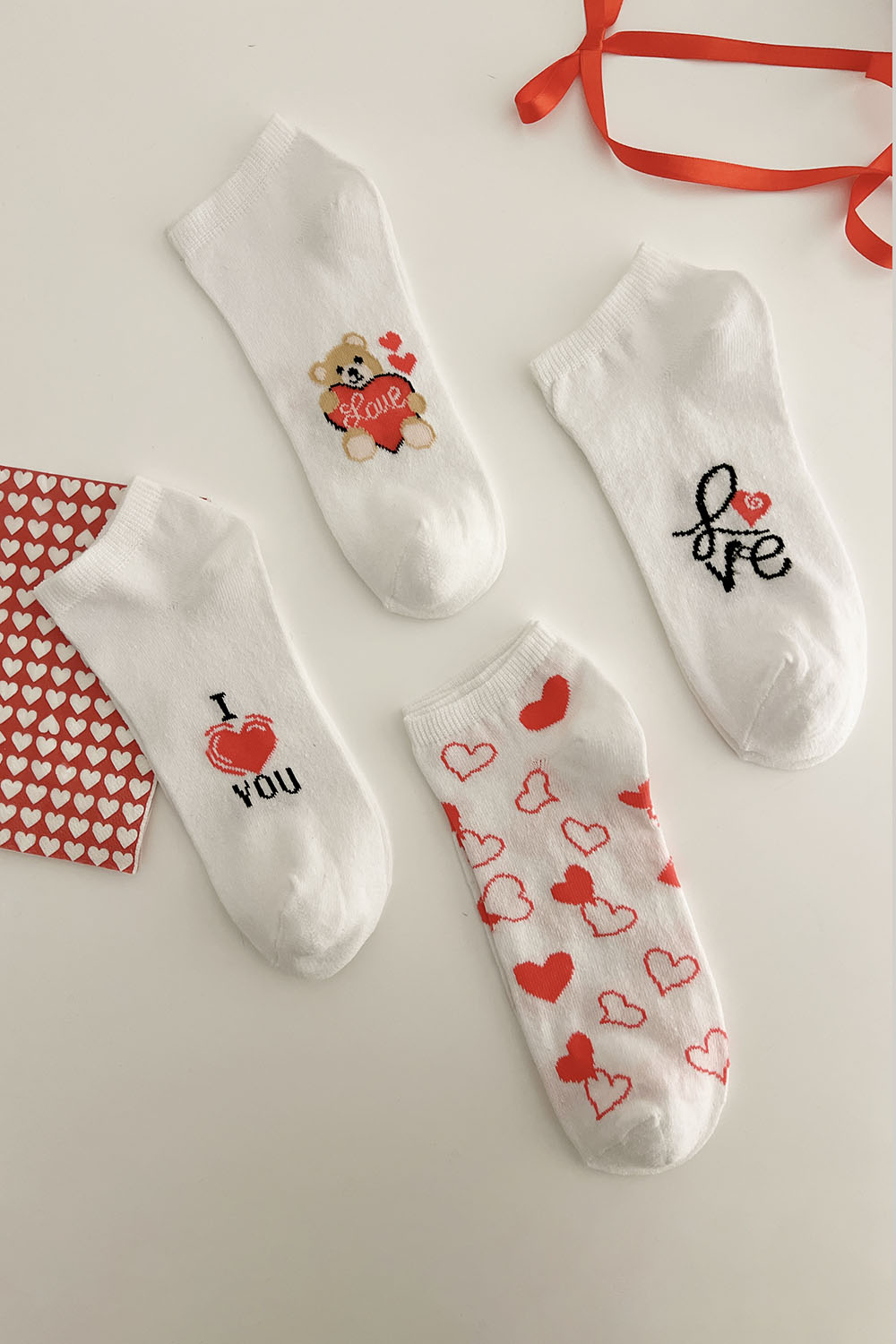 Lamelif 4lü Sevgi Babet Çorap