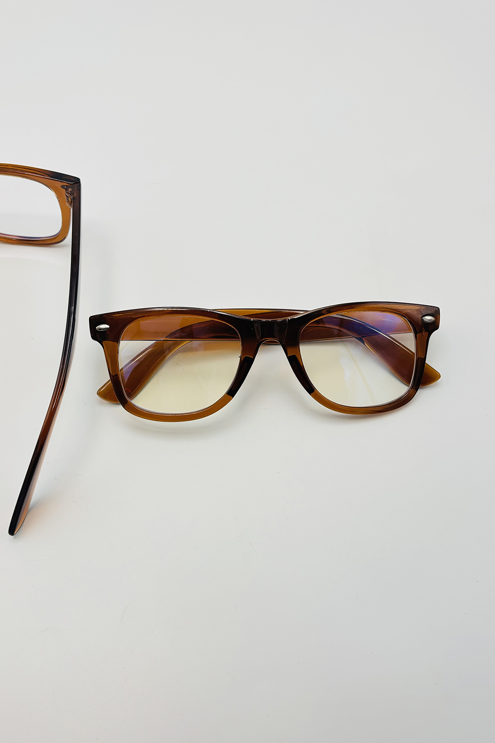 Lamelif RayBan Kahverengi Çerçeve Güneş Gözlüğü