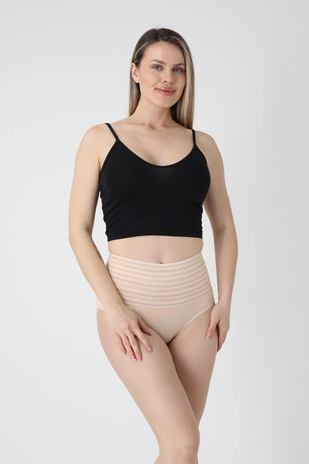 Lamelif Küçülten Korse Slip Külot