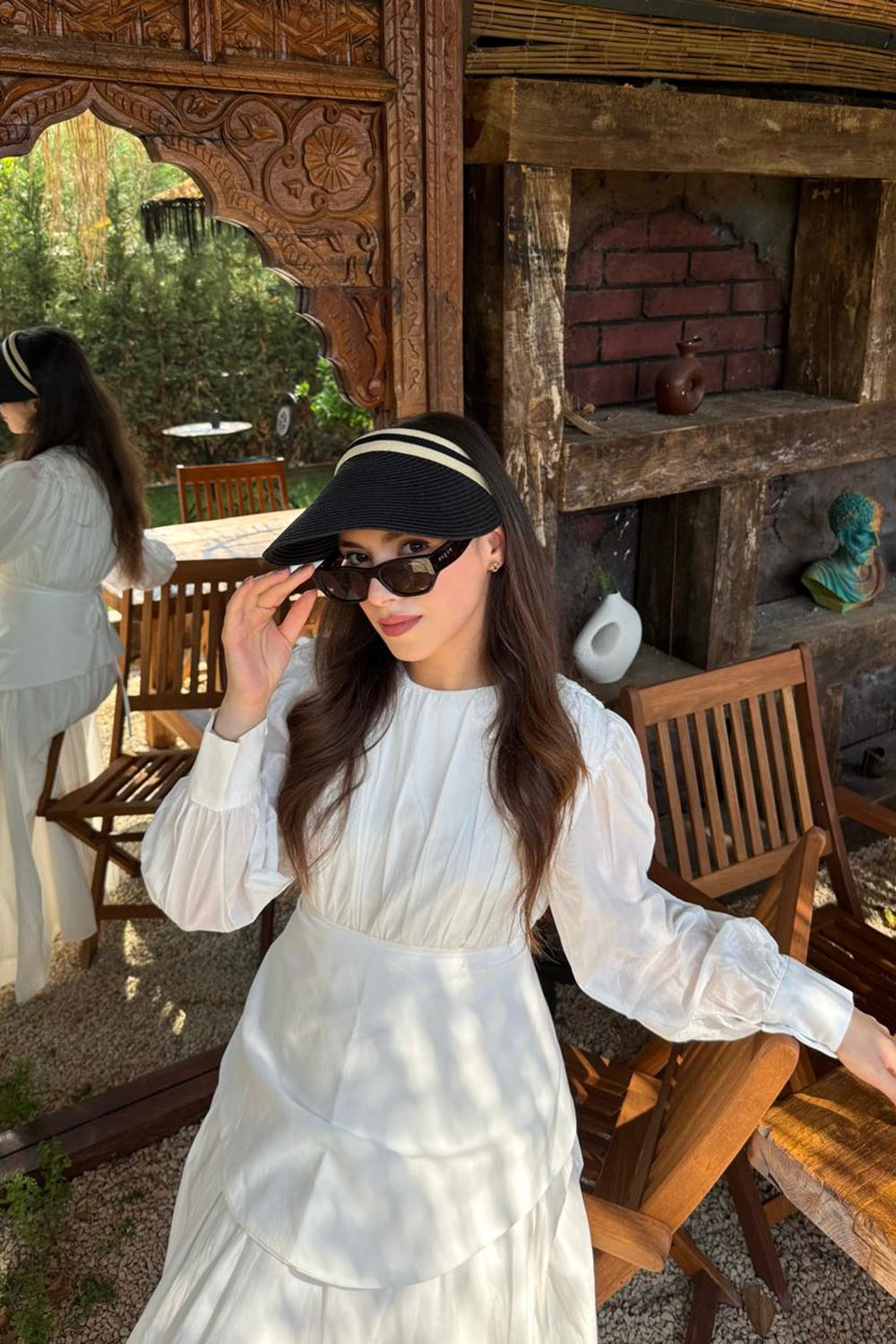 Lamelif Yazlık Hasır Vizör Şapka