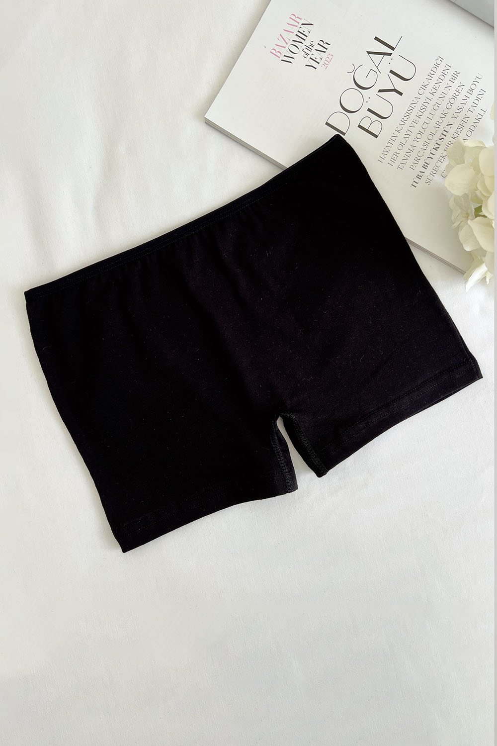 Lamelif Kotton Bayan Klasik Şort