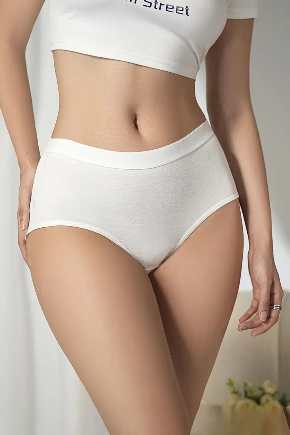 Lamelif Kotton Bayan Yüksekbel Toparlayıcı Külot