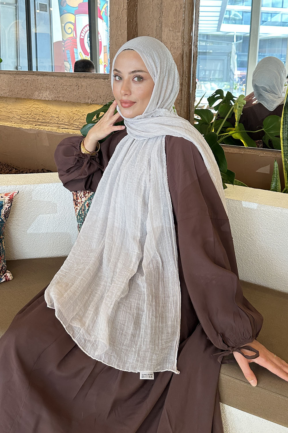 Lamelif Müslin Şal Taş