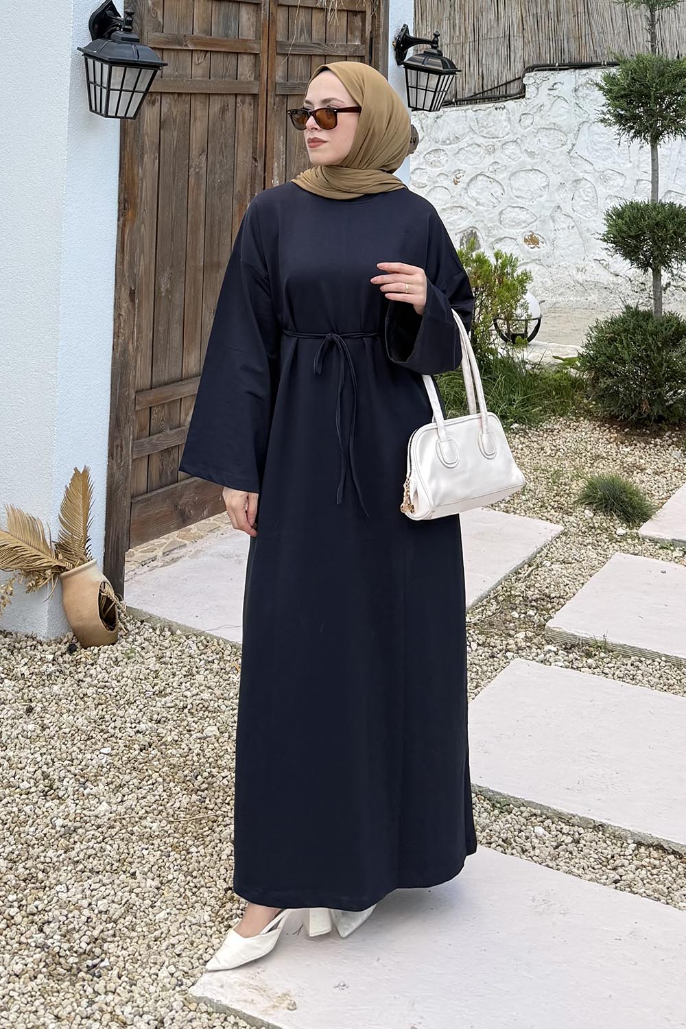 Lamelif İki İplik Oysho Elbise Lacivert