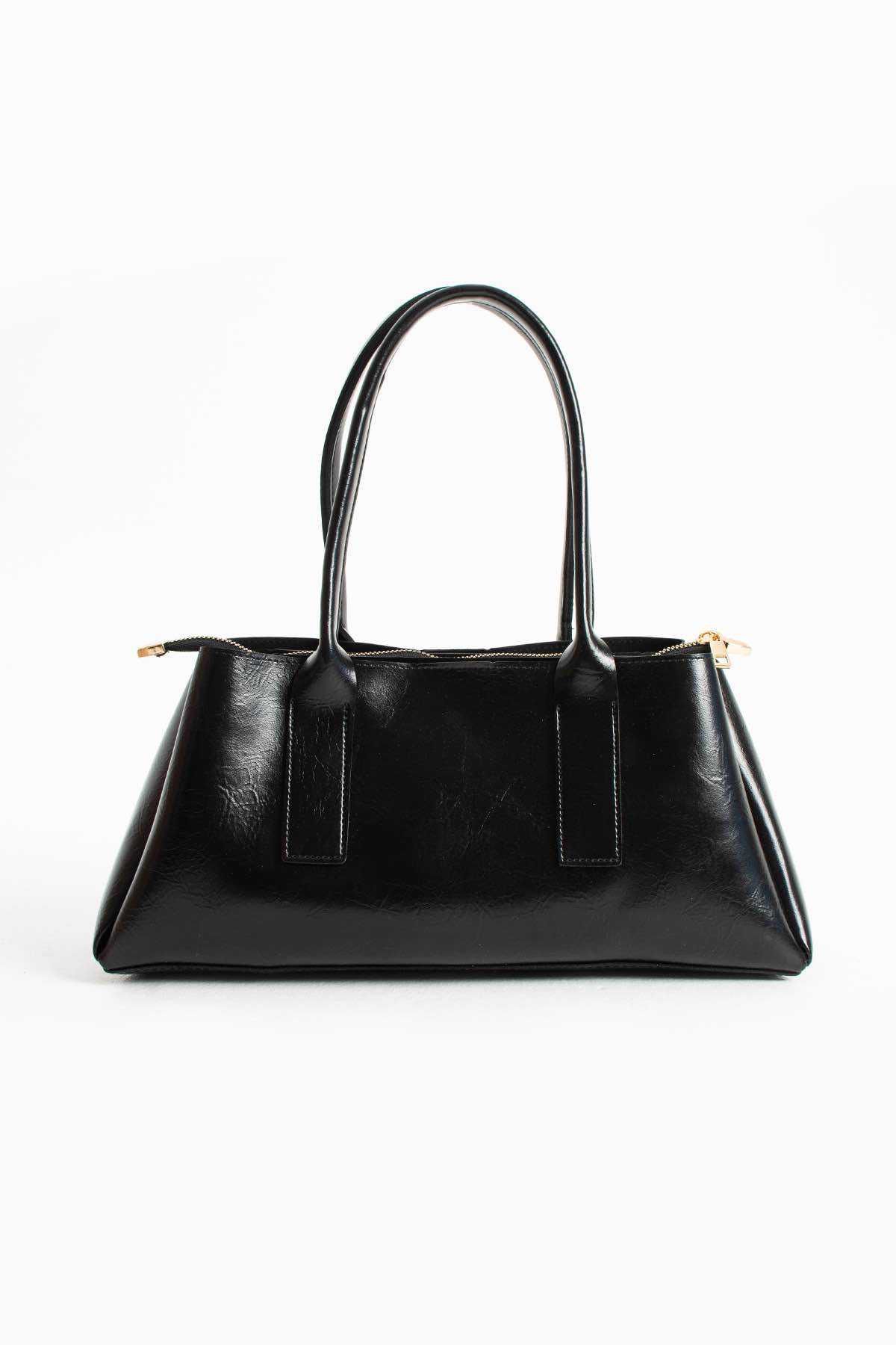 Lamelif Zeına Model Kadın El Ve Omuz Çantası Siyah