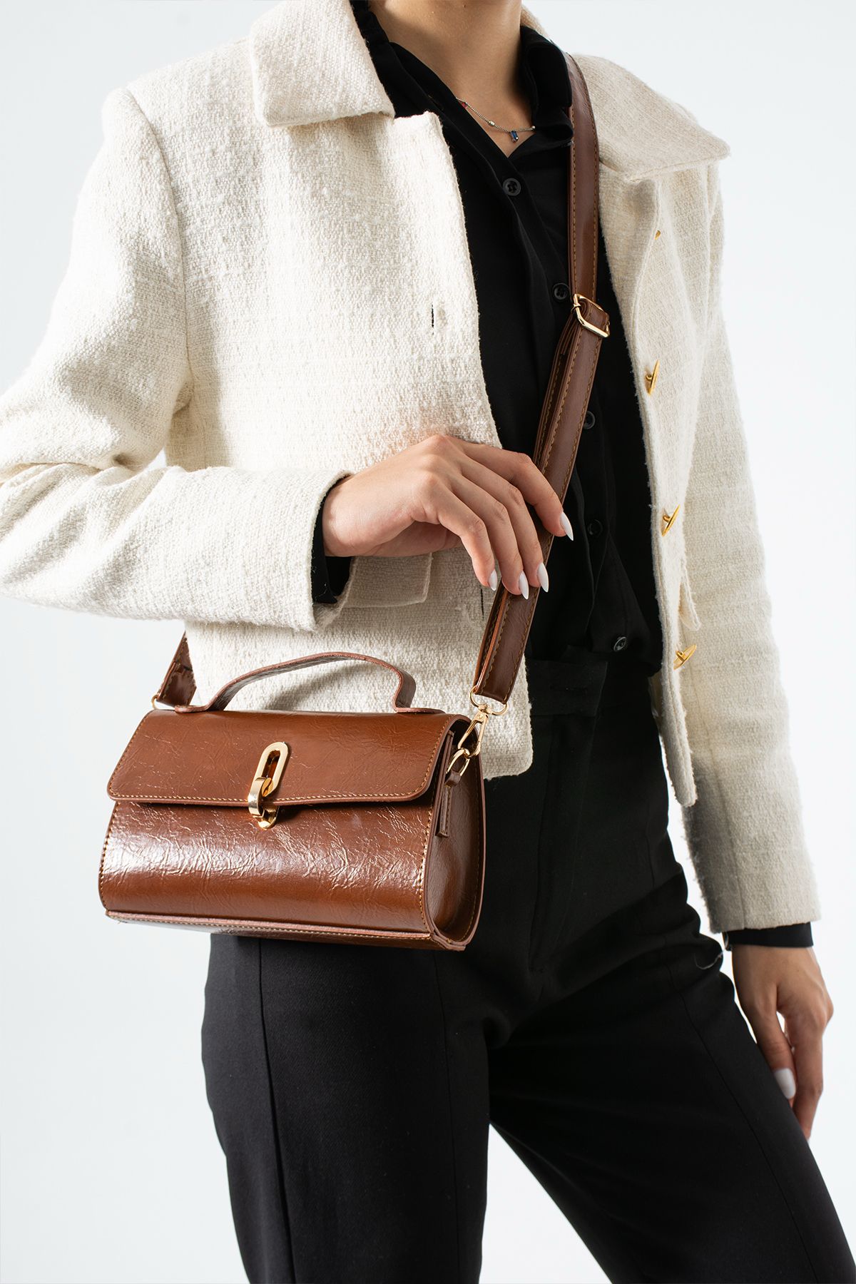 Tan Without Accessories Skin Hand Bag Arm Bag Bag