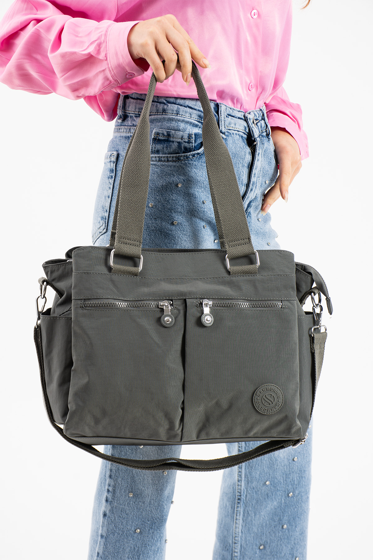 Lamelif San Morris Kadın Siyah Çapraz Ve Omuz Askılı Çanta