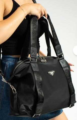 Lamelif Gold Detaylı Büyük Boy Çanta