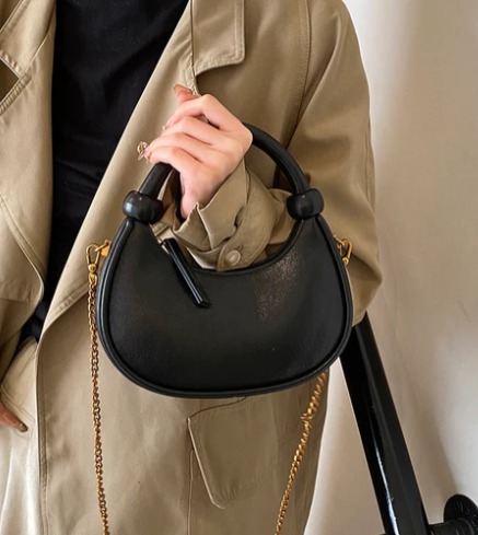 Lamelif Zincir Askılı Astarlı El ve Omuz Kadın Çanta