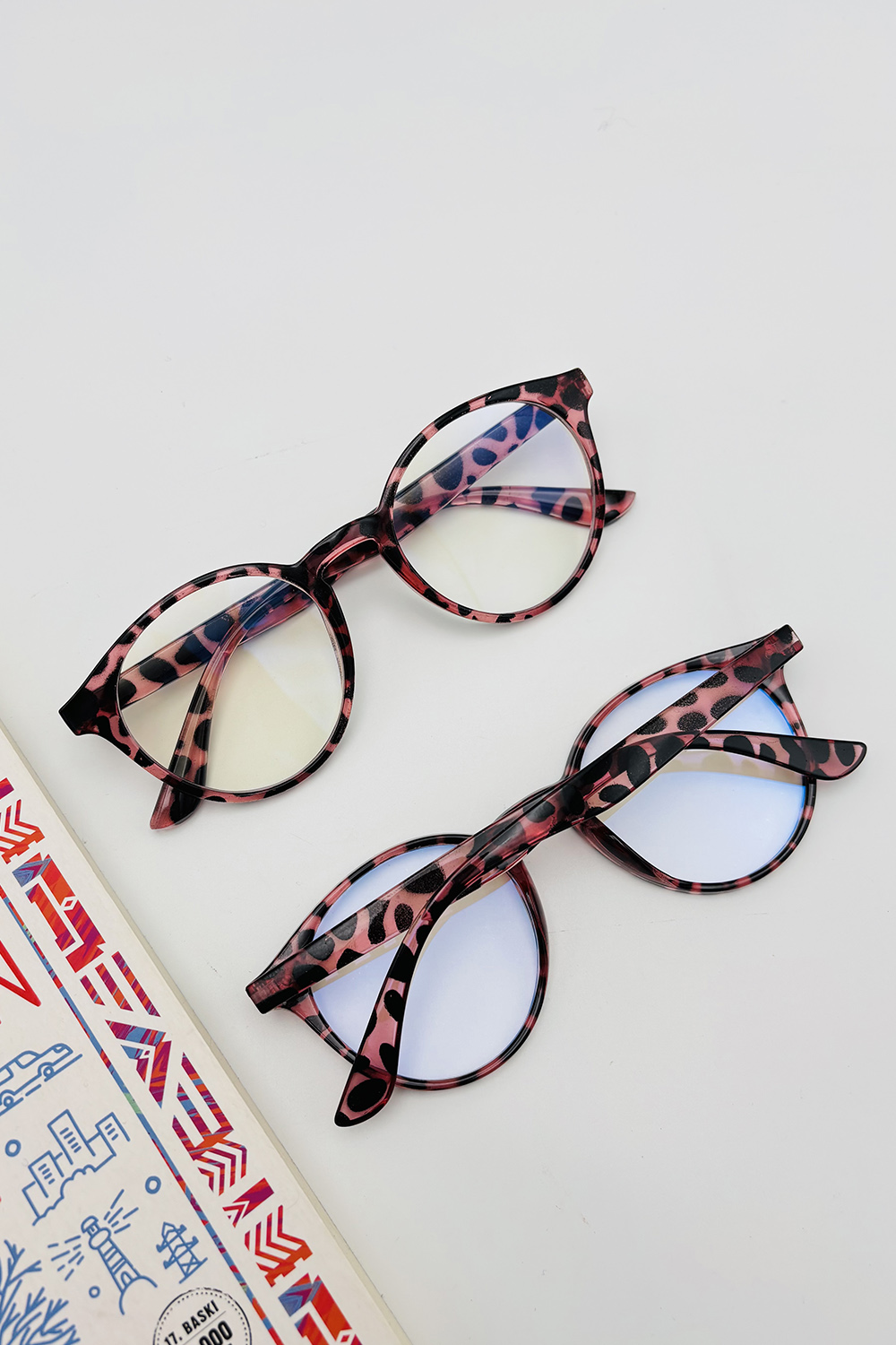 Lamelif Ayriss Leopar Desenli Çerçeve Güneş Gözlüğü