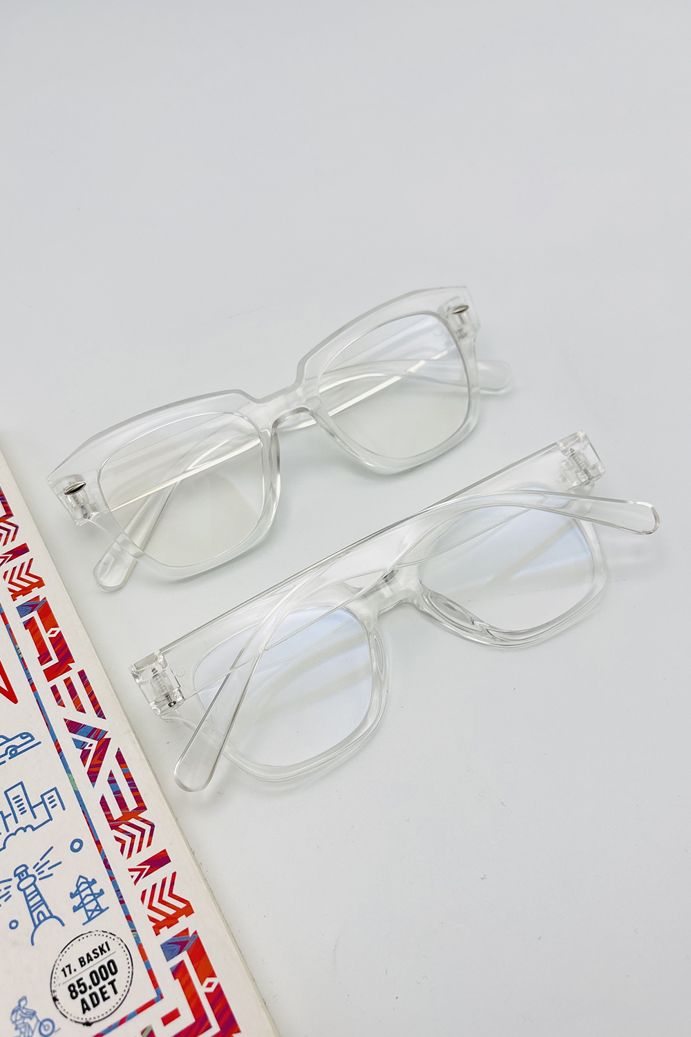 Lamelif İnes Şeffaf Çerçeve Şeffaf İmaj Gözlük