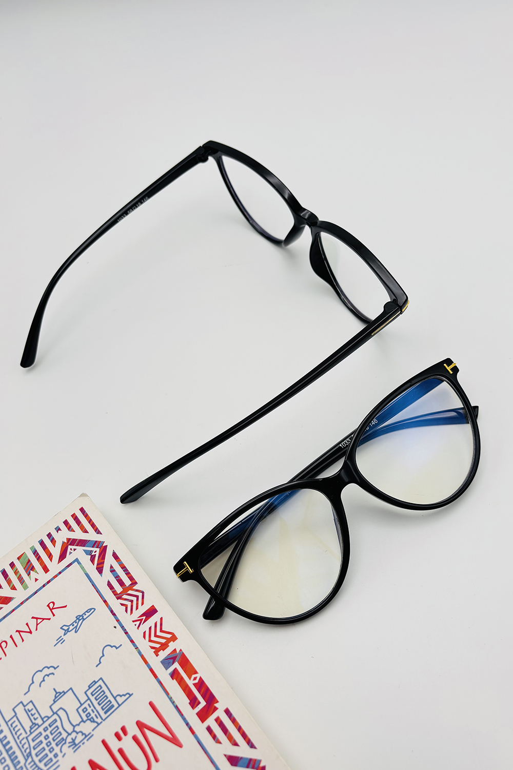 Lamelif Kedy Siyah Çerçeve Şeffaf Gözlük