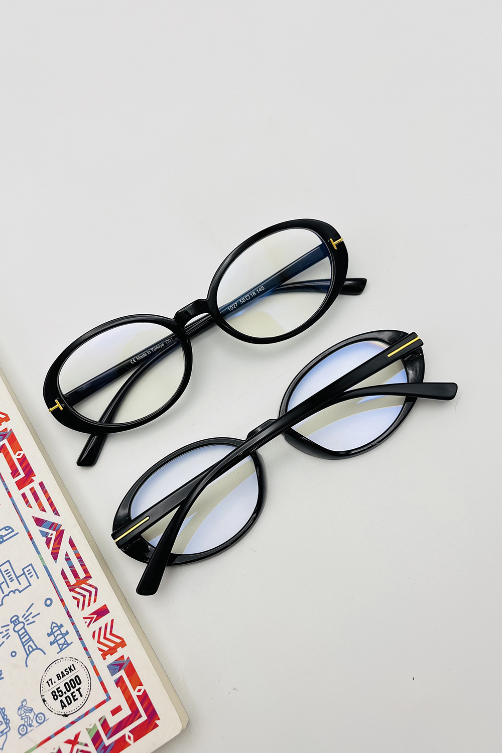 Lamelif Pinto Siyah Çerçeve Şeffaf İmaj Gözlük