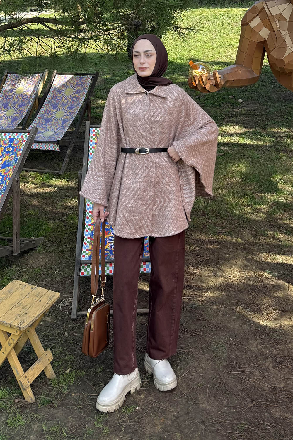 Lamelif Kemerli Panço Sütlü Kahve