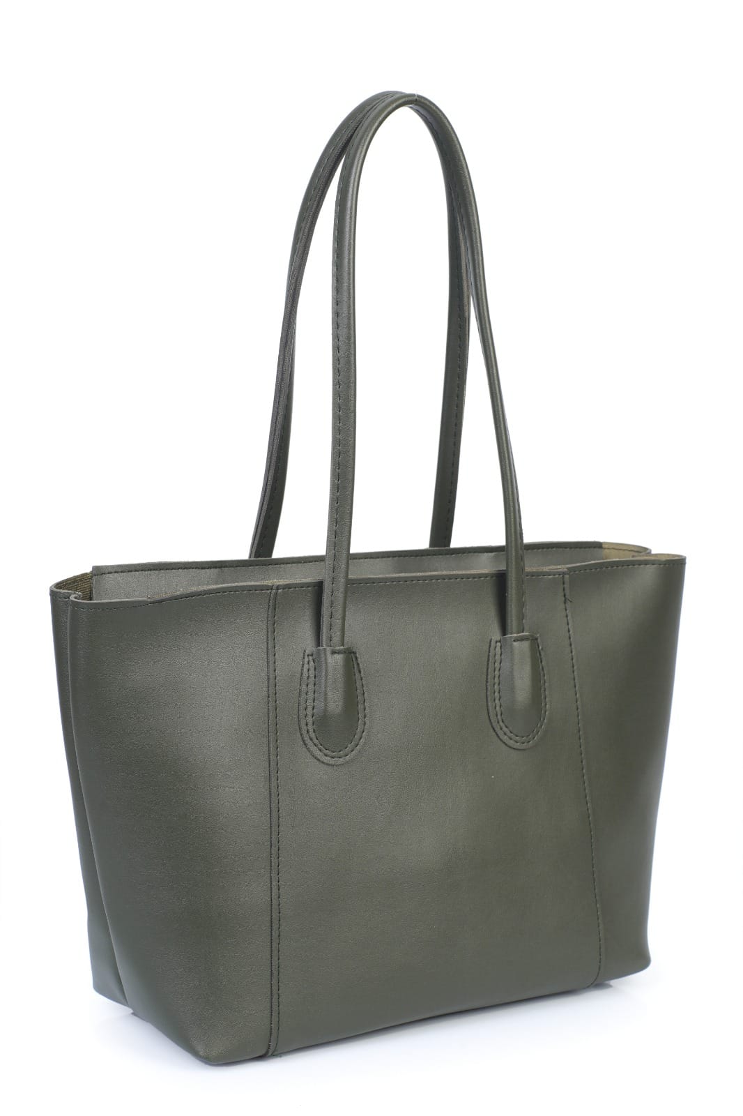 Lamelif Suni Deri Elena Kadın Çanta Haki