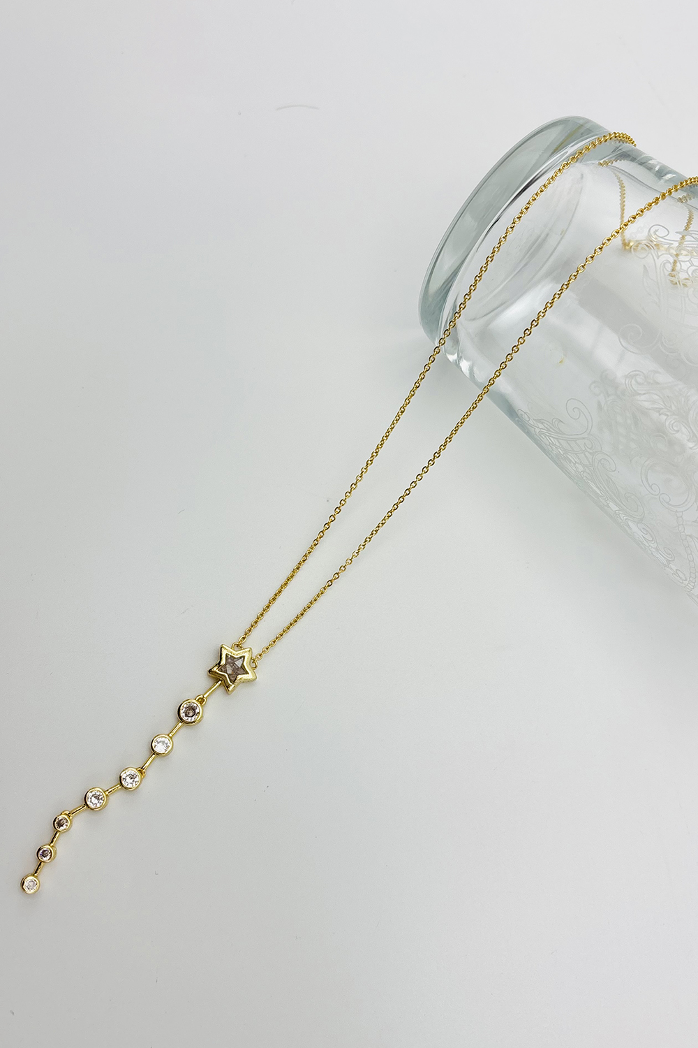 Gold-1 Gold Straight Necklace