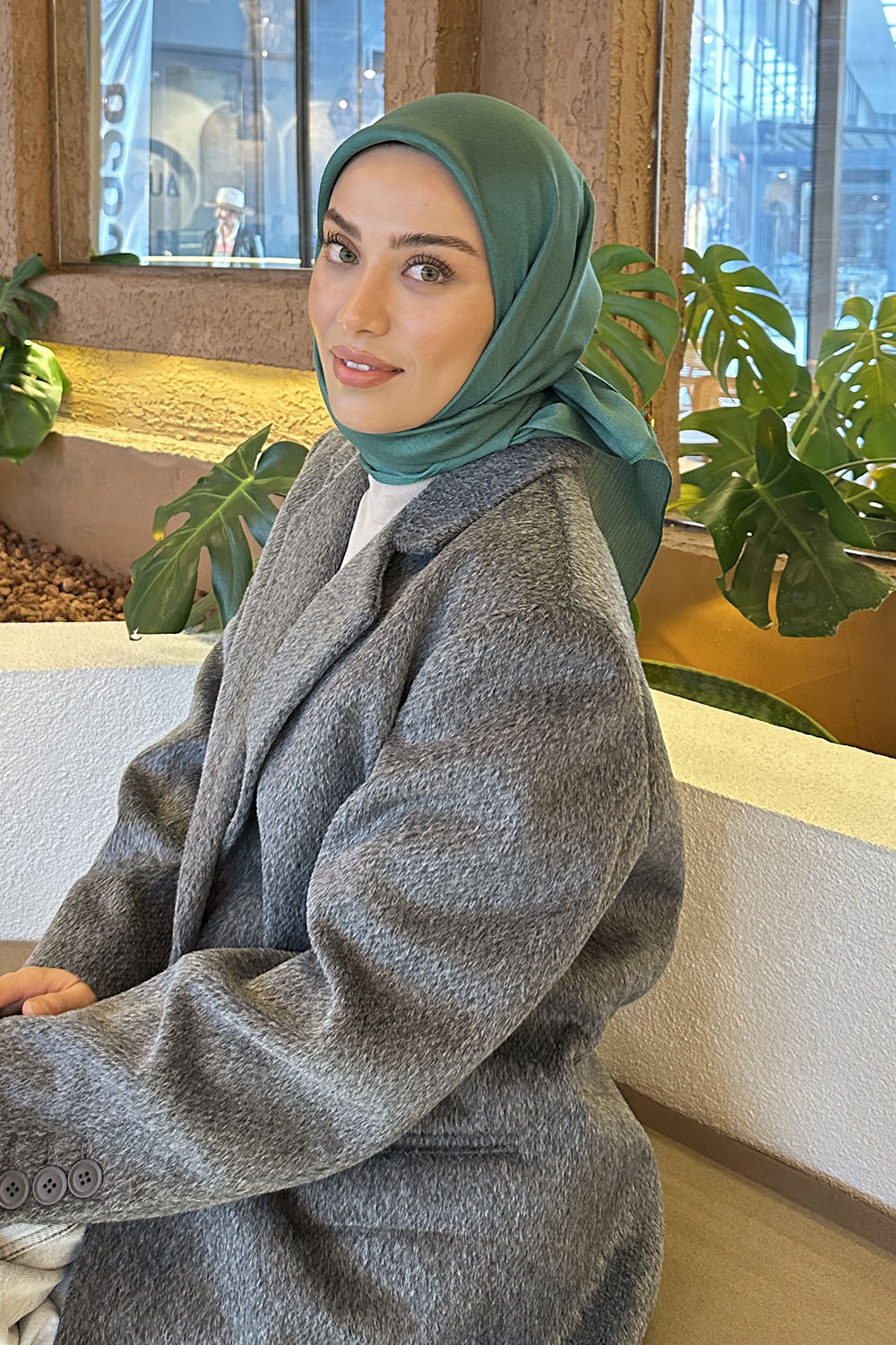 Lamelif Star Eşarp Yeşil