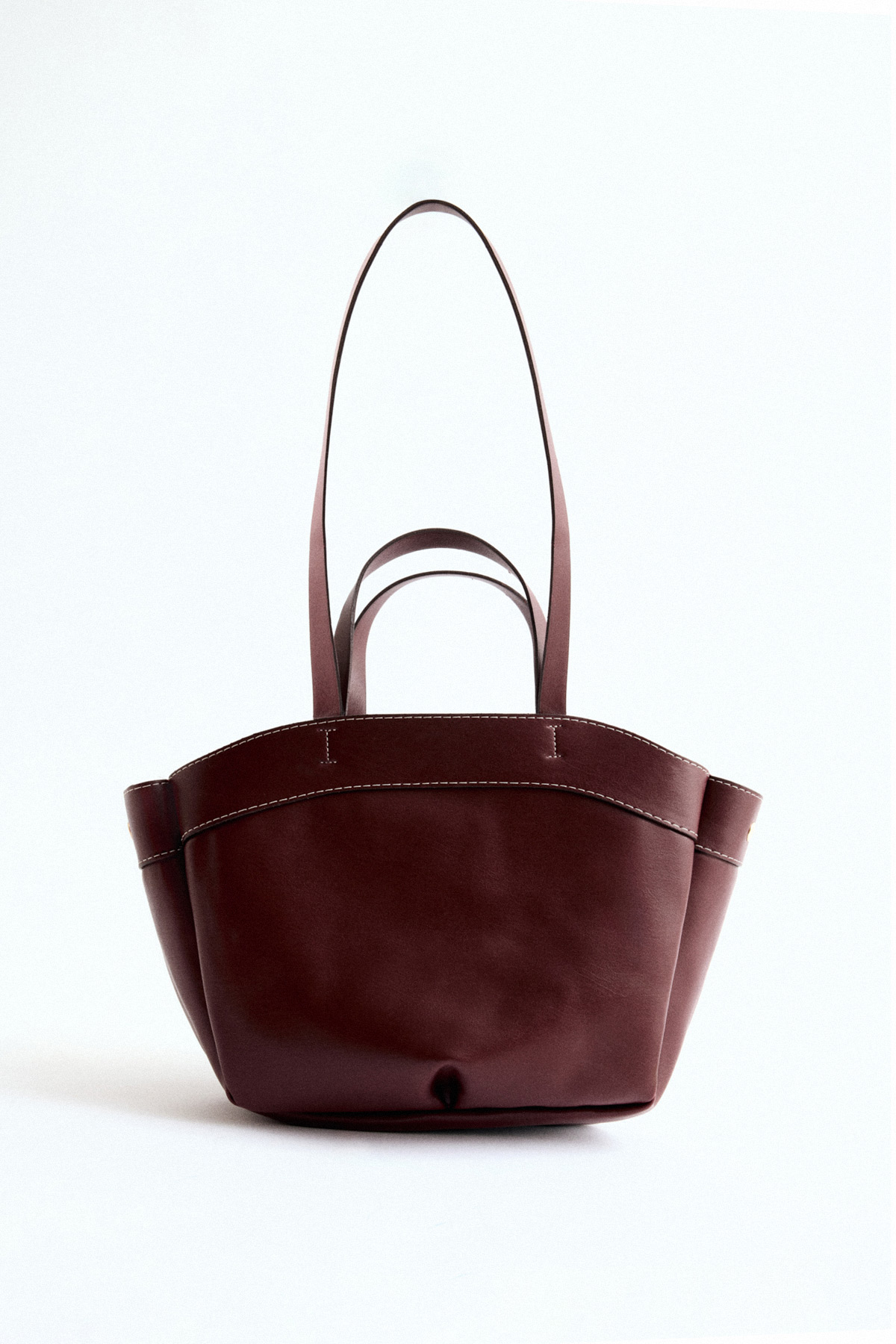 Lamelif Kadın Çift Saplı Tote Çanta Pablo Bordo