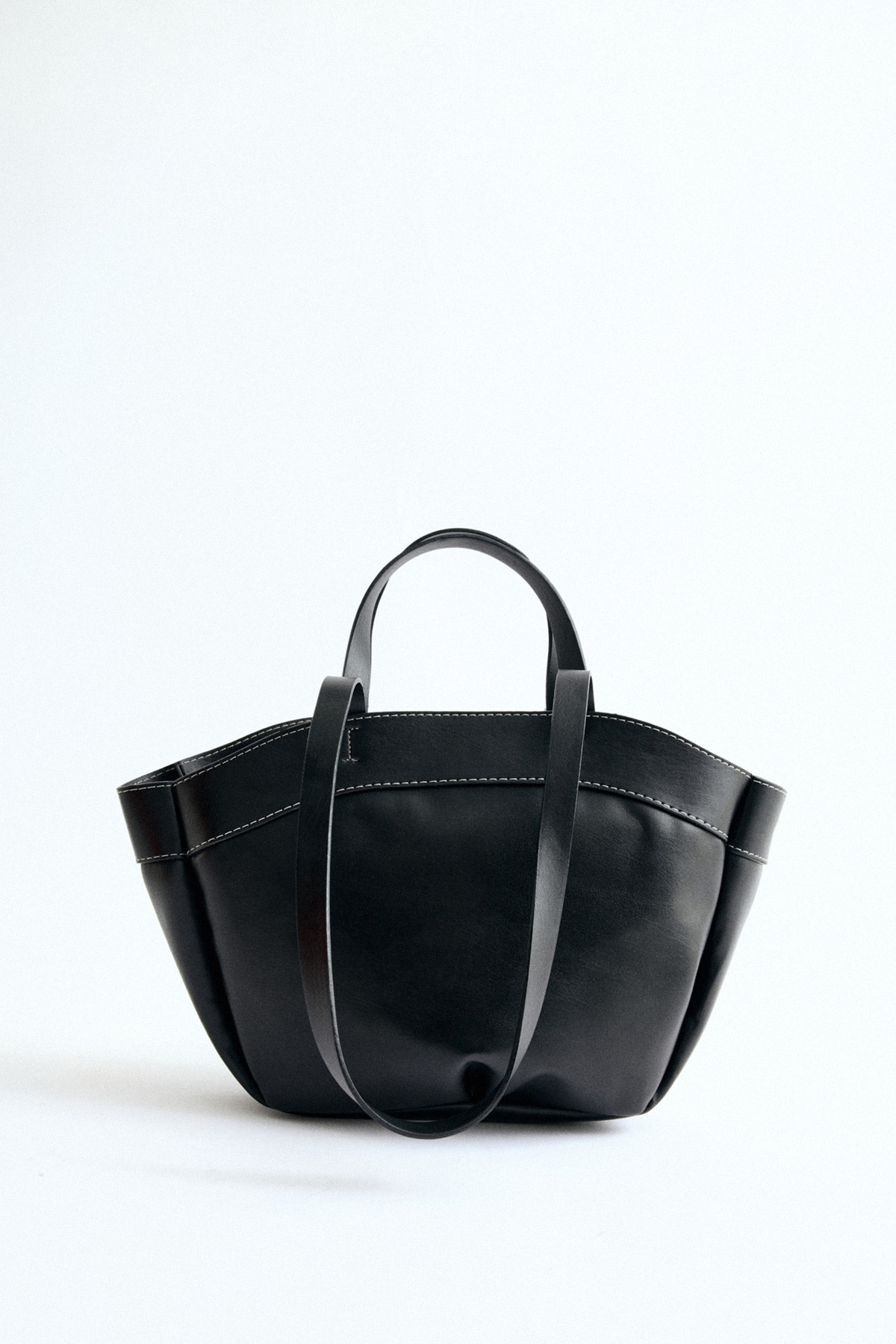 Lamelif Kadın Çift Saplı Tote Çanta Pablo Siyah